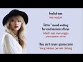 Taylor Swift - Foolish One (Taylor's Version) [From The Vault] | Lirik Terjemahan Indonesia