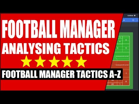 Football Manager Analysing Tactics