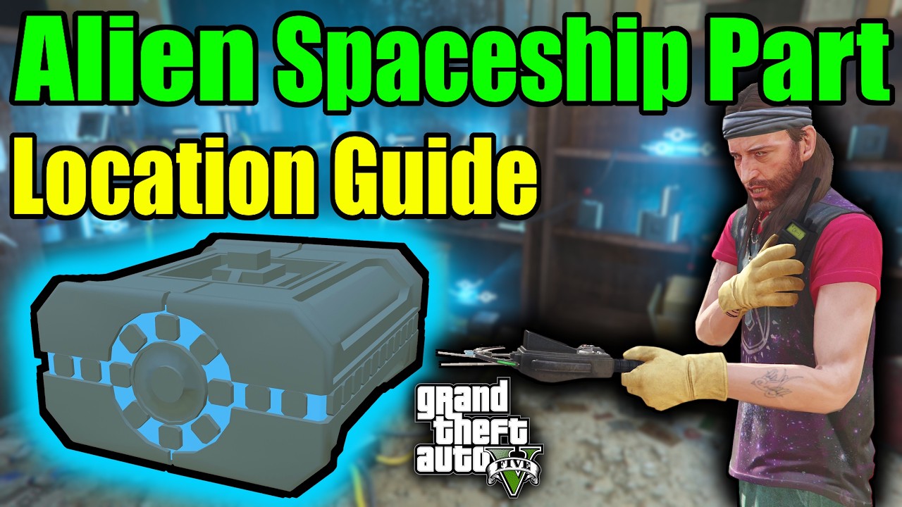 GTA V - All 50 Alien Spaceship Parts Locations (GTA 5 Story Mode)