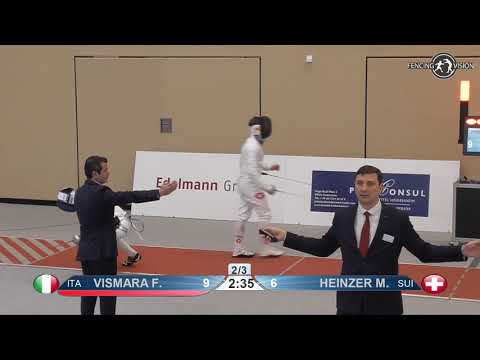 2020 108 T64 29 M E Individual Heidenheim GER WC RED HEINZER Max SUI  vs VISMARA Federico ITA