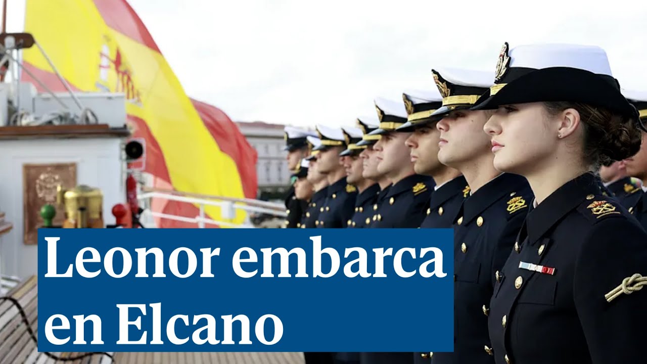 Leonor pasará 6 meses en Elcano, formación militar por la que ya pasaron su abuelo y su padre