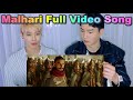 Korean singers' reactions to the Indian MV with amazing Indian soldiers🎖Malhari Full Video Song