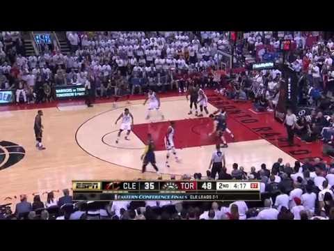 Kyle Lowry Deep 3-Pointers ECF Game 4 NBA Playoffs Toronto Raptors vs Cleveland Cavaliers