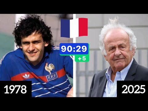 🇨🇵 France World Cup 🏆 1978 (football players then and now)