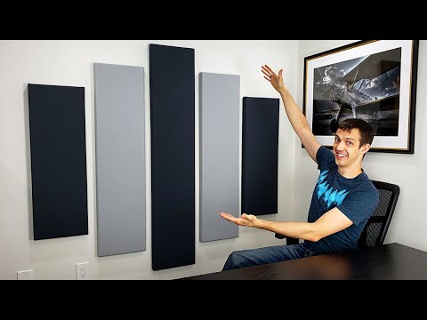 🔇🔇🔇 New Sound Absorbing Panels for My YouTube Studio! (Acoustimac DMD)