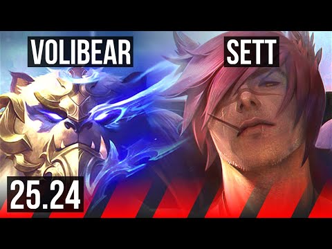 VOLIBEAR vs SETT (TOP) | EUW Master | 25.24