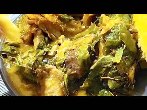 special oha /ora soup, prepared in traditional aged method for your special persons.