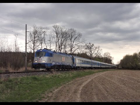 Odklon vlakov EC 278 + 276 Metropolitan cez trať 116 (Trnava - Kúty) - Senica (SK) 12.4. 2021
