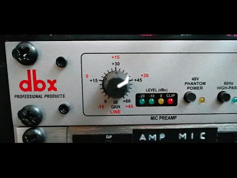 dbx 286s Mic Preamp/Processor: Vocal, Guitar, Bass, Kick & Snare