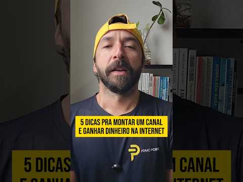 Dicas pra lucrar com um canal ou perfil da interner
