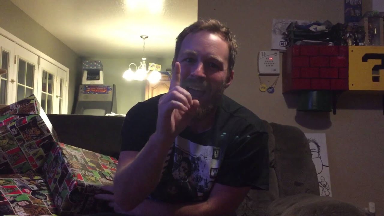 Watch video Star Wars fan gets way too excited over wrapping paper Now Star Wars fan gets way too excited over wrapping paper