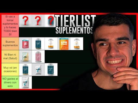TIER LIST SUPLEMENTOS PARA EL GIMNASIO ¿valen la pena?