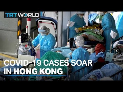 Hong Kong hospitals overloaded as COVID-19 cases spike