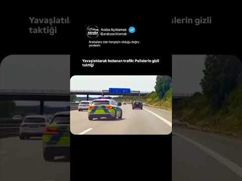 Yavaşlatılarak hızlanan trafik: Polislerin gizli taktiği