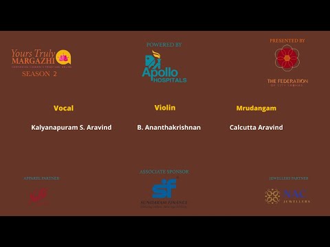 Kalyanapuram Aravind - Vocal l Carnatic Music Concert l Narada Gana Sabha