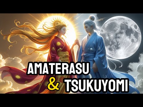 The Tragic Story of Amaterasu and Tsukuyomi: The Division of Sun and Moon | Japanese mythology