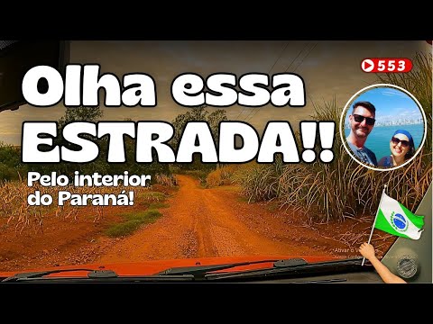 553 🌎ESTRADA PITANGUEIRAS ATÉ JAGUAPITÂ PARANÁ pegamos estrada de chão novamente.