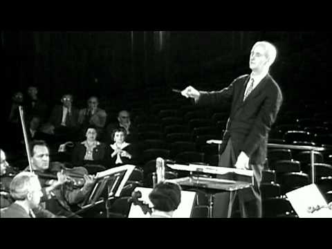 rare footage of W. Furtwangler rehearsing Schubert's Unfinished Symphony