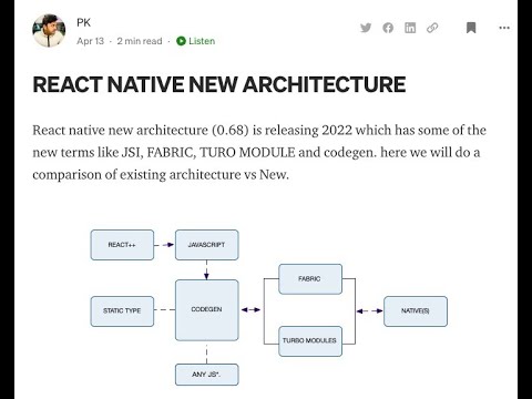 REACT NATIVE NEW ARCHITECTURE