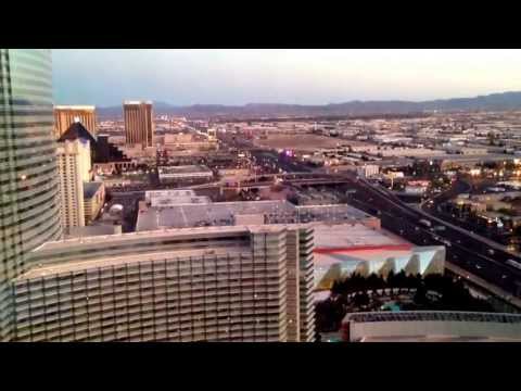 View from our room on the 41st floor in the Vdara Hotel May 2013