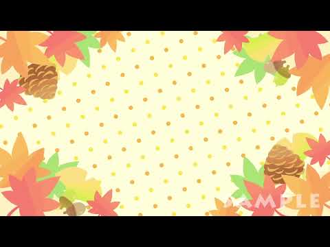 【フリー動画素材】秋の背景1 もみじ