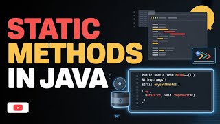 #31 Java Static Method Explained  Beginner Tutorial with Real World Examples in Telugu