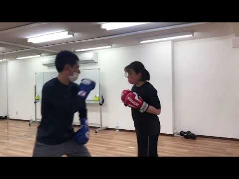 Boxing light contact sparring March 30, 2021　ボクシングマススパーリング6