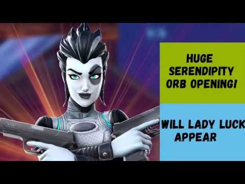 It's Domino time! Huge Serendipity orb opening. Will Lady Luck Appear?- Marvel Strike Force