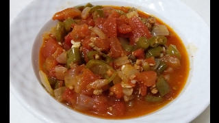 Domatesli Biber Kavurması Tarifi