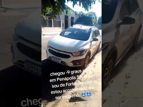 Frio de mais em Penápolis interior de São Paulo