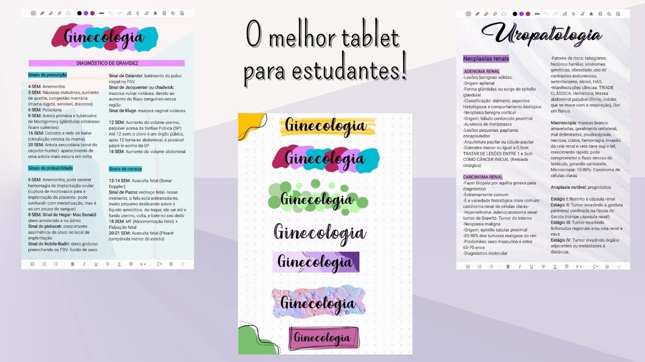 COMO FAÇO MEUS RESUMOS NO TAB S6 LITE DA SAMSUNG | DICAS E TRUQUES