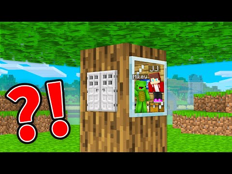 zenichi_maizen - Mikey and JJ Built a House Inside a TREE in Minecraft (Maizen)