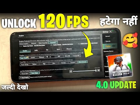 [4.0 Update ] Unlock 90 & 120FPS In BGMI 4.0 Update | 100% Working In All Android Phones