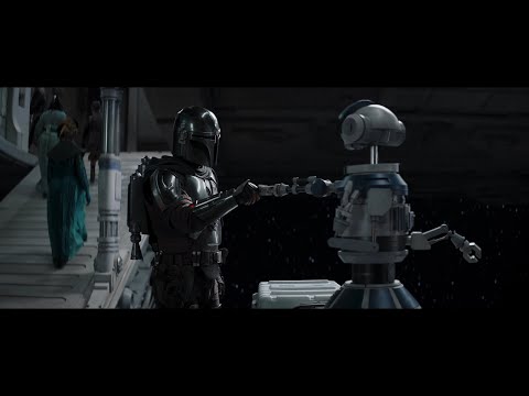 Mando leaves his arsenal before bus flight - The Book of Boba Fett (2021)