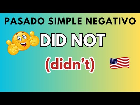Pasado simple oraciones con did