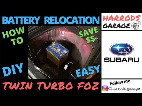 Making More Room in the Engine Bay | Battery Relocation PART 1