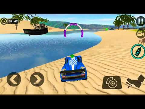 Floating water Car Driving New Car Unlocked