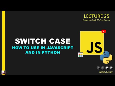 Switch Case In Java Script I Switch Case In Python