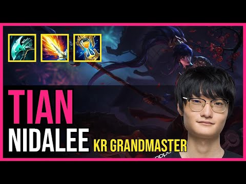 Tian - NIDALEE vs. REK'SAI Jungle | KR Grandmaster