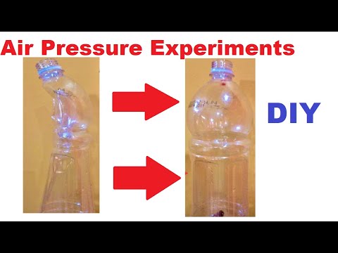Balloon Powered Water Pump Air Pressure Science Experiment Science fair project