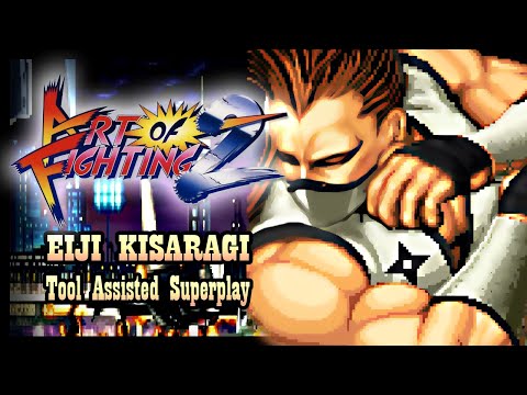 【TAS】ART OF FIGHTING 2 \ RYUUKO NO KEN 2 - EIJI KISARAGI (0HP)
