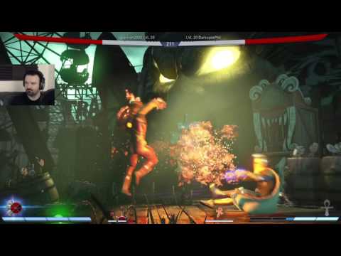 Injustice 2 2nd MP Set Gameplay pt1 - Dr. Fate vs. Firestorm