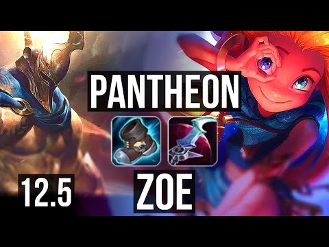 PANTH vs ZOE (MID) | 1/0/5, 400+ games | EUW Diamond | 12.5