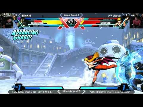 Salty Battles #25 - UMvC3 L4 - EricKid VS AV JRosa