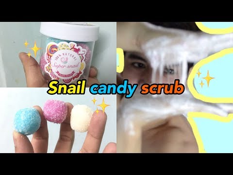 TRENDING CANDY SCRUB! SUPER SNAIL SUGAR SCRUB | NAKAKA PUTI NG SIKO TUHOD AT SINGIT | LOUIE CHUA
