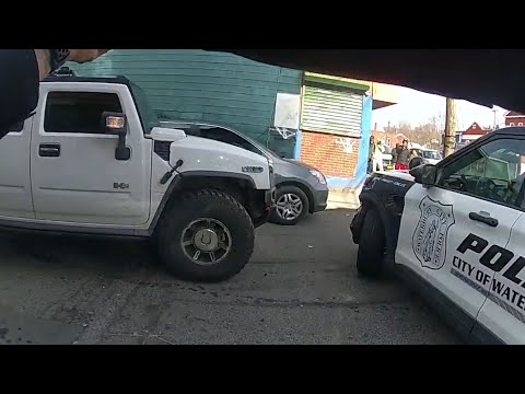 Watch: Fleeing Suspect Rams Hummer Into Police Vehicle To Escape Arrest