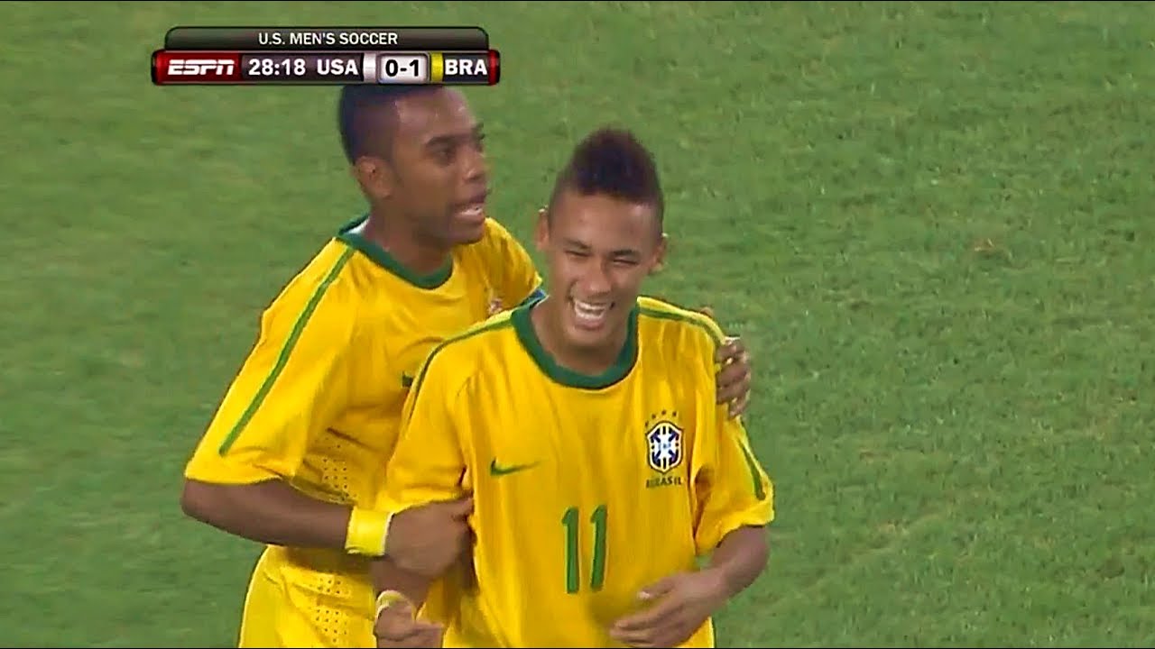 NEYMAR FIRST APPEARANCE FOR BRAZIL!