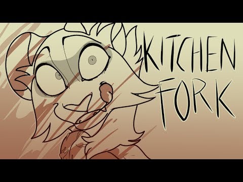 Kitchen Fork || Experimental Lineart OC MAP (COMPLETE)//BLOOD + GORE WARNING