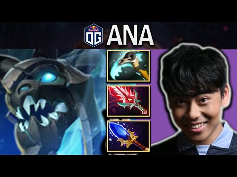 OG.ANA SMURF VISAGE WITH 23 KILLS & CARRY MODE - DOTA 2 PRO GAMEPLAY