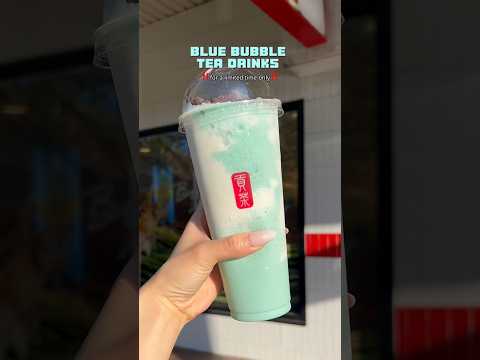 Novos drinks de menta azul no Gong Cha Australia 😍 #gongcha #bubbletea #bubbletealover #boba #drinks